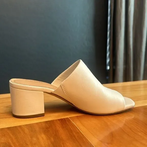 ‎Aldo white slide heels - Picture 7 of 9